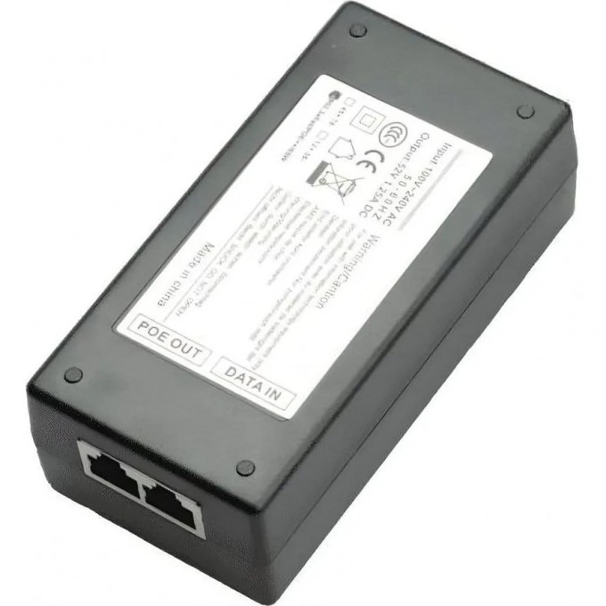 Инжектор POE TRASSIR TR-I65WPoE+ Инжектор POE TRASSIR TR-I65WPoE+
