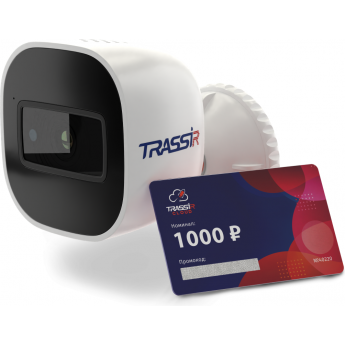 Комплект облачного видеонаблюдения TRASSIR CLOUD BULLET WIFI